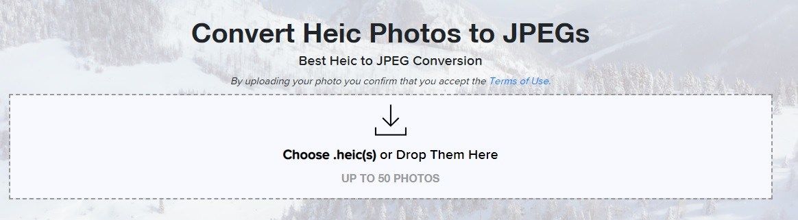 конвертировать Heic в JPG онлайн